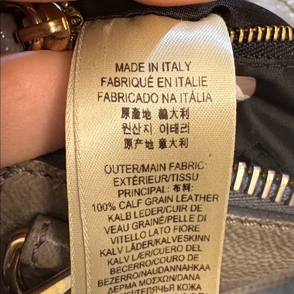 Burberry Gray Crossbody Bag and hand bag with lock and key. - Picture 9 of 16